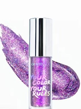 Midnight, NIB Ourbella Holographic Shimmer Hydrating Glitter Lip Gloss